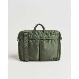 Porter-Yoshida & Co.Tanker 2Way Document BagSage Green