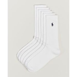 Polo Ralph Lauren6-Pack Sport Crew SockWhite