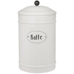 Strömshaga Plåtburk Hugo Kaffe Vit