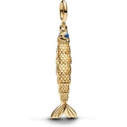Pandora Moments gulgallrad fisk charm 764686C01