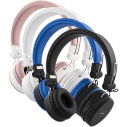 Streetz Trådlös Bluetooth-hörlur med mic i flera färger (Svart)