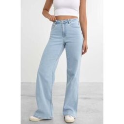 FAMME Baggy Jeans V2 Light Blue XS