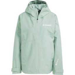 Adidas Women's Terrex Xperior 2L Gore-Tex Performance Jacket Silver Green L