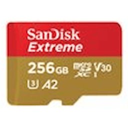 SanDisk Extreme - Flash-minneskort - 256 GB - A2 / Video Class