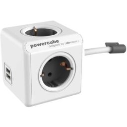 Allocacoc Grenuttag PowerCube, 4-vägs, Jordat