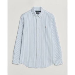 Polo Ralph Lauren Custom Fit Seersucker/Oxford Stripe Shirt White/Blue