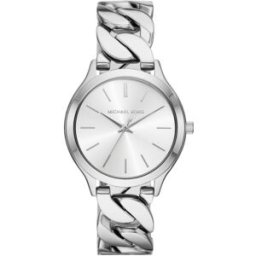 Michael Kors Runway 3-hands Silver curb chain MK7474