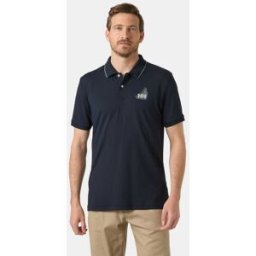 Helly Hansen Men's HP Figari Polo Marinblå XL Orange SorbetXL