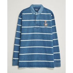 Polo Ralph Lauren Striped Indigo Rugby Newport Bear