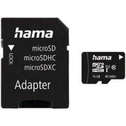 Minneskort HAMA Micro SDHC 16GB CL10