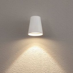 Hide a lite Väggarmatur Cone, GU10, vit