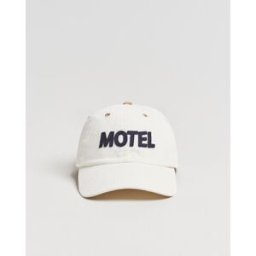 Drake's Motel Felt Baseball Cap Ecru