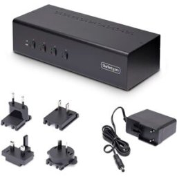 StarTech.com 4-Port Dual-Monitor DisplayPort KVM Switch, 4K