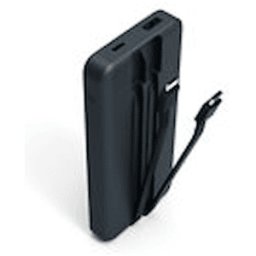 PORT Connect - Power bank - med inbyggda USB-C-kablar - 10000
