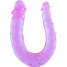 Seven Creations Double Dong 12Inch Purple Jelly