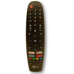 Original Fjärrkontroll RCU för TELE System Android TV – Bluetooth med Google Assistant & Snabbknappar