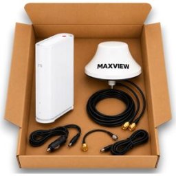 ZTE 5G WiFi 6 Router + Maxview 4G/5G LTE Antenn – Komplett Internetpaket för Husvagn, Husbil ochBåt