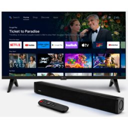 12V Smart TV 22 Tum + 30W Soundbar HDMI ARC – TV Paket för Husvagn & Husbil 12V/230V