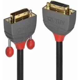 DVI-kabel LINDY 36230 Svart