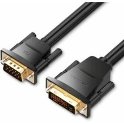 VGA till DVI Adapter Vention EABBF Svart 1 m