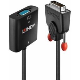DVI-D till VGA Adapter LINDY 38189 Svart