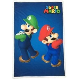 Filt Mario Bros 25 x 14 x 26 cm Svart djur