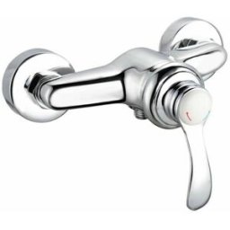 Blandare Rousseau Byron Grå Chrome Metall Mässing 15 cm Dusch