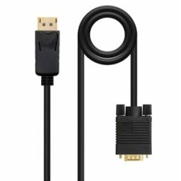 DisplayPort till VGA Adapter NANOCABLE 10.15.4401 1 m Svart