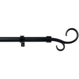 Gardinstång Stor Planet Cintacor Käpp 160-300 cm Svart Metall