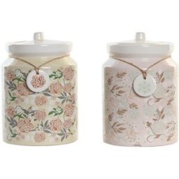 Burk DKD Home Decor Aluminium Dolomite Traditionell (2 antal)