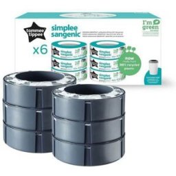 Reservdel Tommee Tippee Simplee Sangenic 6 antal