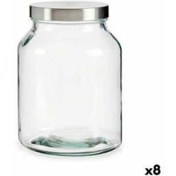 Burk Vivalto Transparent Silvrig Silver 3 L (8 antal)