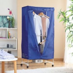 Bärbar elektrisk lufttork för kläder med 2 nivåer Dupledry Blue InnovaGoods 1200 W