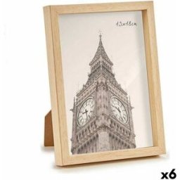 Fotoram Gift Decor Brun Naturell Plast (6 antal)
