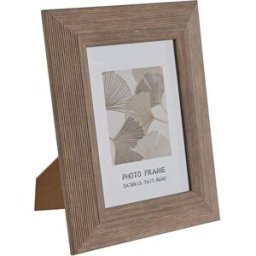 Fotoram Home ESPRIT Naturell Glas polystyren 19 x 1,8 x 24 cm