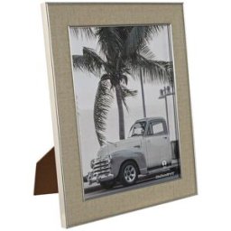 Fotoram Home ESPRIT Silvrig Glas polystyren 25,5 x 1,5 x 30,5 cm