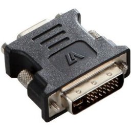 DVI-I till VGA Adapter V7 V7E2DVIIMVGAFADPTR2N Svart