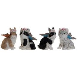 Prydnadsfigur DKD Home Decor 11 x 13 x 15 cm djur (4 antal)