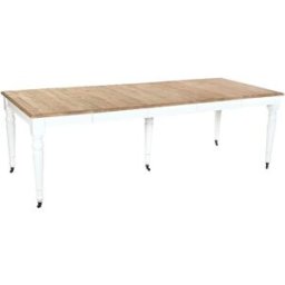Matsalsbord Home ESPRIT Vit Gran 100 x 100 x 78 cm