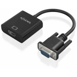Adapter HDMI till VGA Aisens A115-0873 20 cm Svart
