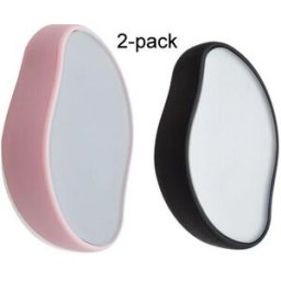 2-pack Svart / Rosa Smärtfri fysisk hårborttagning Epilatorer Crystal Hair Eraser