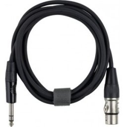 Fuj:tech 6,3 Mm Trs Hane – Xlr Hona Signalkabel, 5 M, Svart