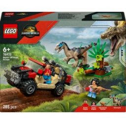 Lego Jurassic World 76972 Raptorn Och Flykten Med Terrängfordon