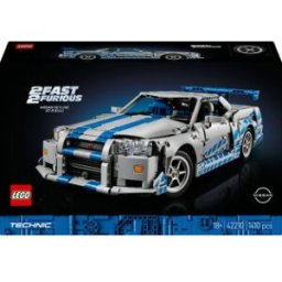 Lego Technic 42210 2 Fast 2 Furious Nissan Skyline Gt-R (R34) Bil
