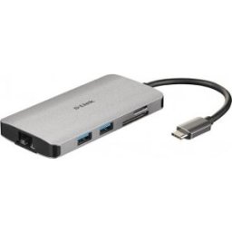D-Link Dub-M810 8-I-1 Usb-C 30 -Nav Hdmi/gigabit Ethernet -Adaptern