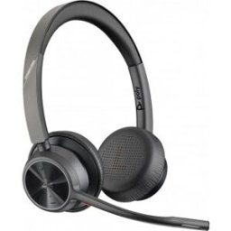 Poly Voyager 4320-M Bluetooth-Headset Med Laddningsställ, Microsoft Te