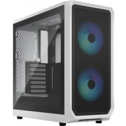 Fractal Design Focus 2 Rgb Vit Tg Klar Tint Atx-Chassi Med Fönster, Vi