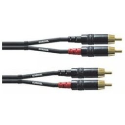 Cordial 2 X Rca-Hane - 2 X Rca-Hane-Kabel, 90 Cm