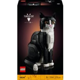 Lego Ideas Svartvit Katt, Presentidé För Djurälskare 21349