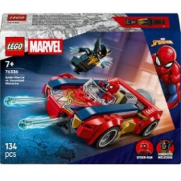 Lego Super Heroes Marvel 76336 Spider-Mans Bil Mot En Wolverine Som Fö